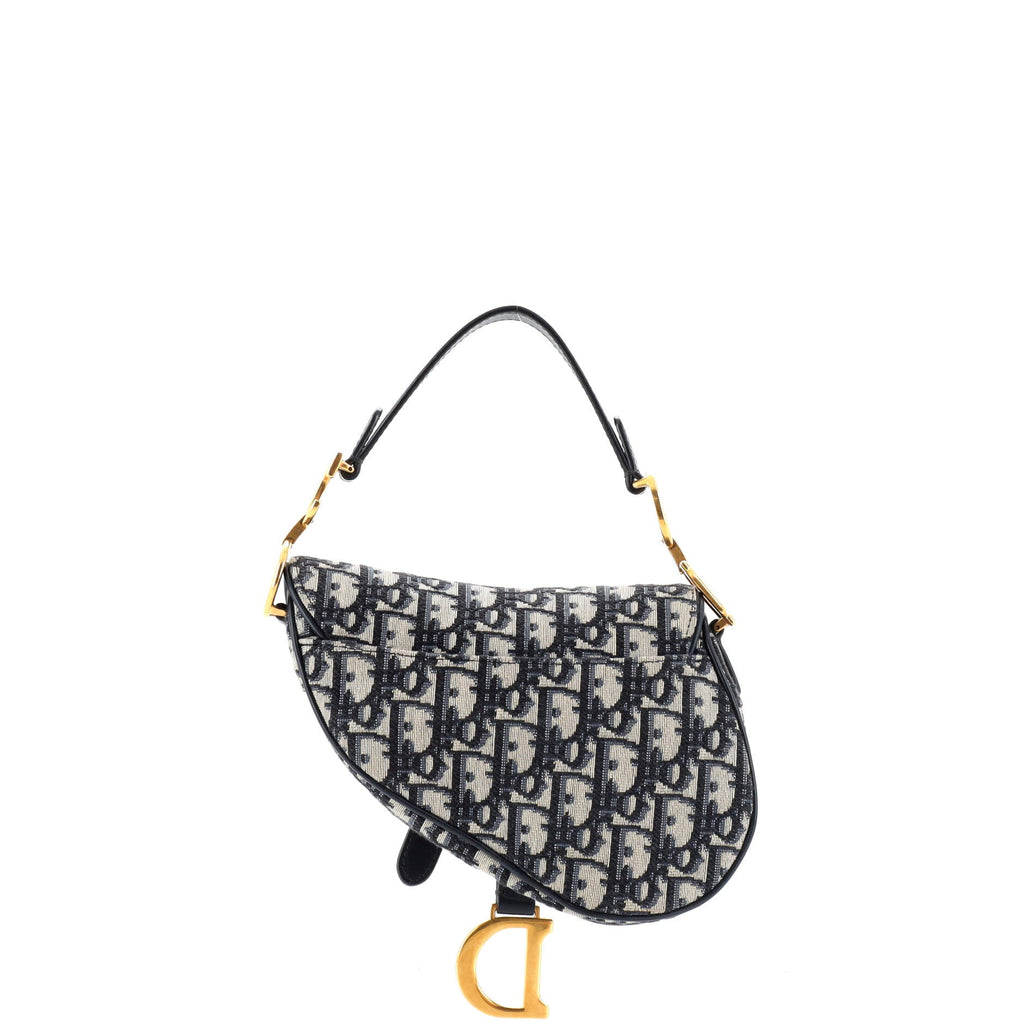 Saddle Handbag Oblique Canvas Mini