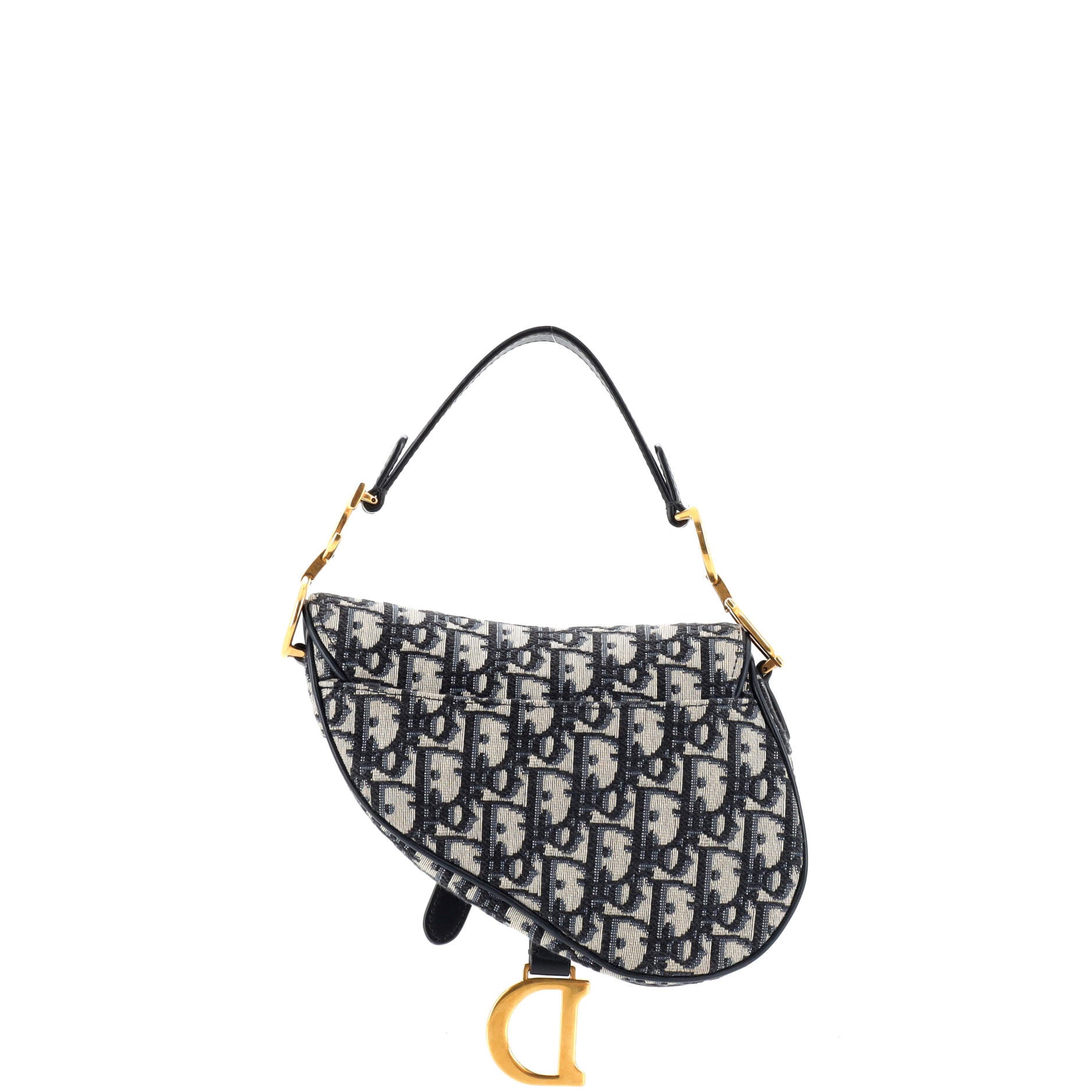 Saddle Handbag Oblique Canvas Mini