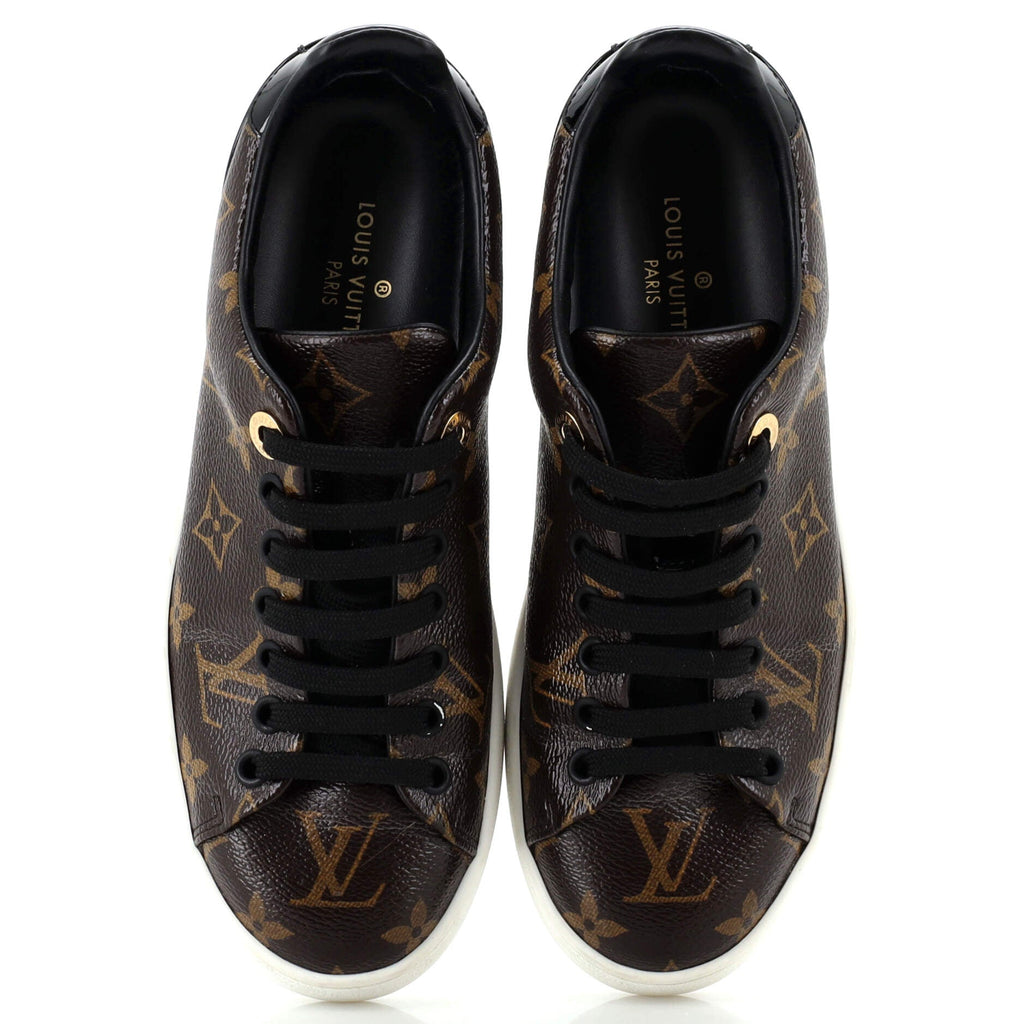 Women's FrontRow Sneakers Monogram Canvas with Patent