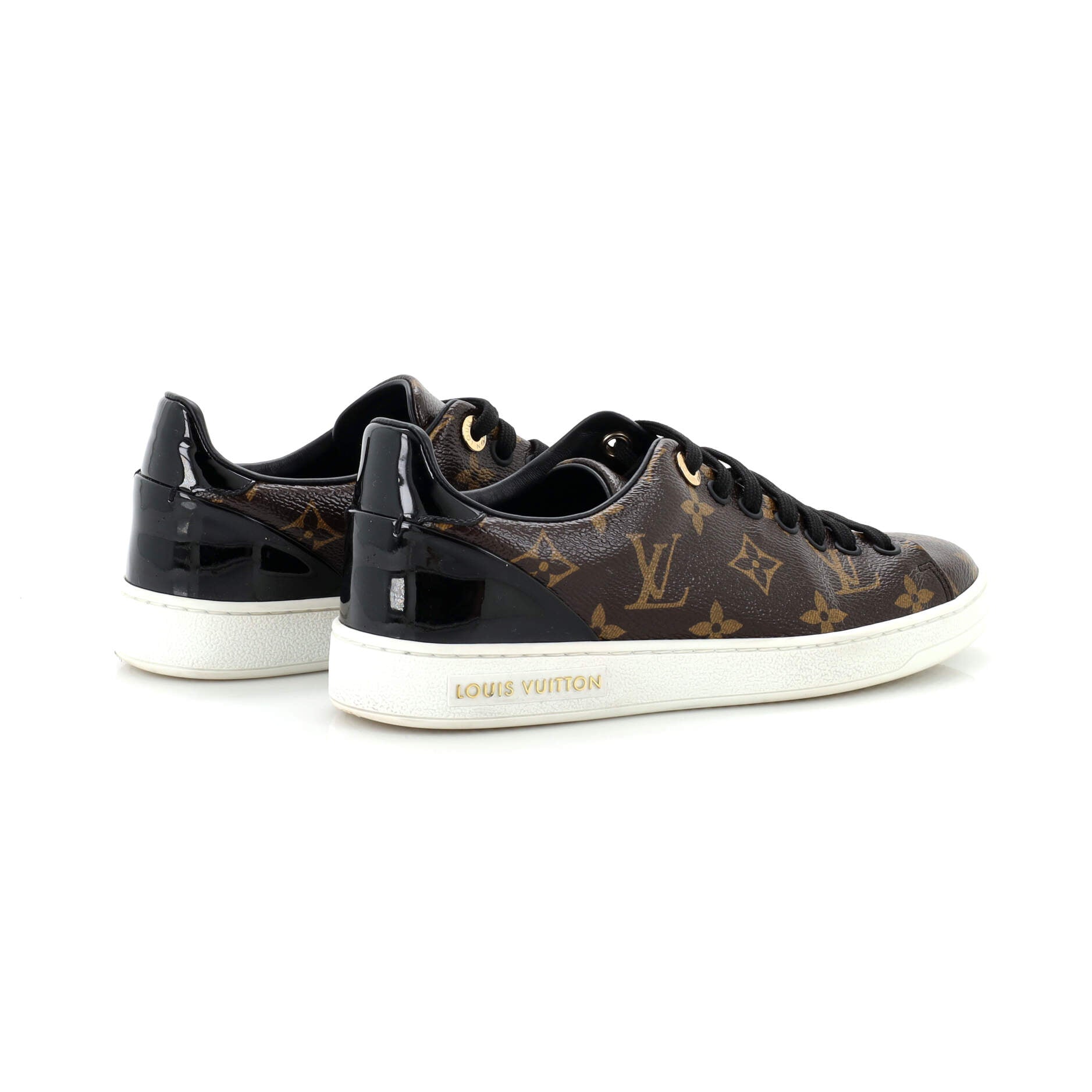 Women's FrontRow Sneakers Monogram Canvas with Patent