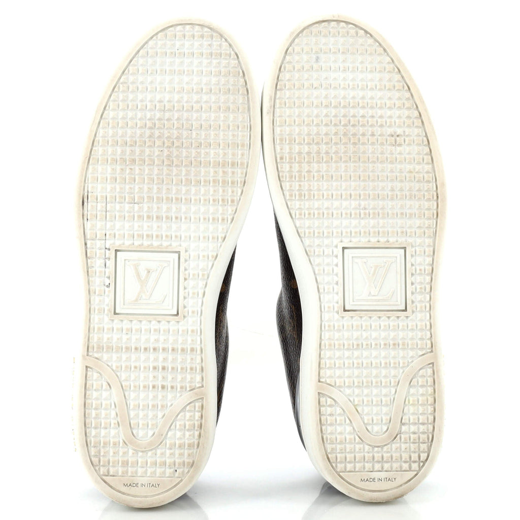 Women's FrontRow Sneakers Monogram Canvas with Patent