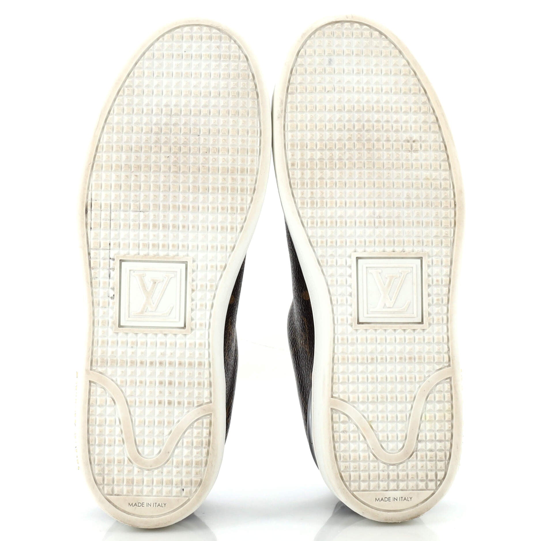 Women's FrontRow Sneakers Monogram Canvas with Patent