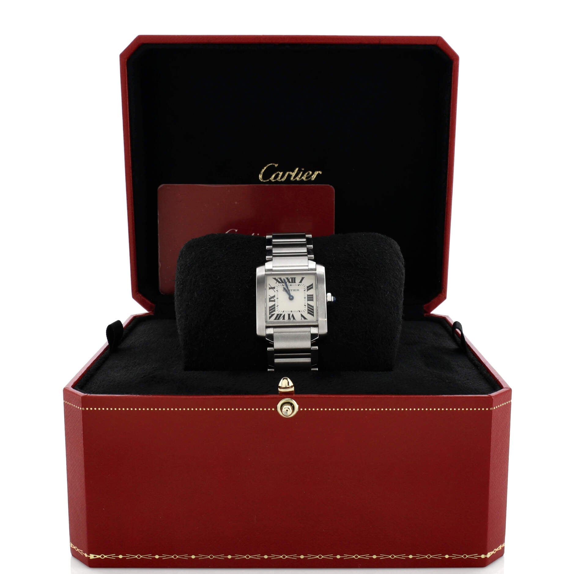 Tank Francaise Quartz Watch Stainless Steel 25