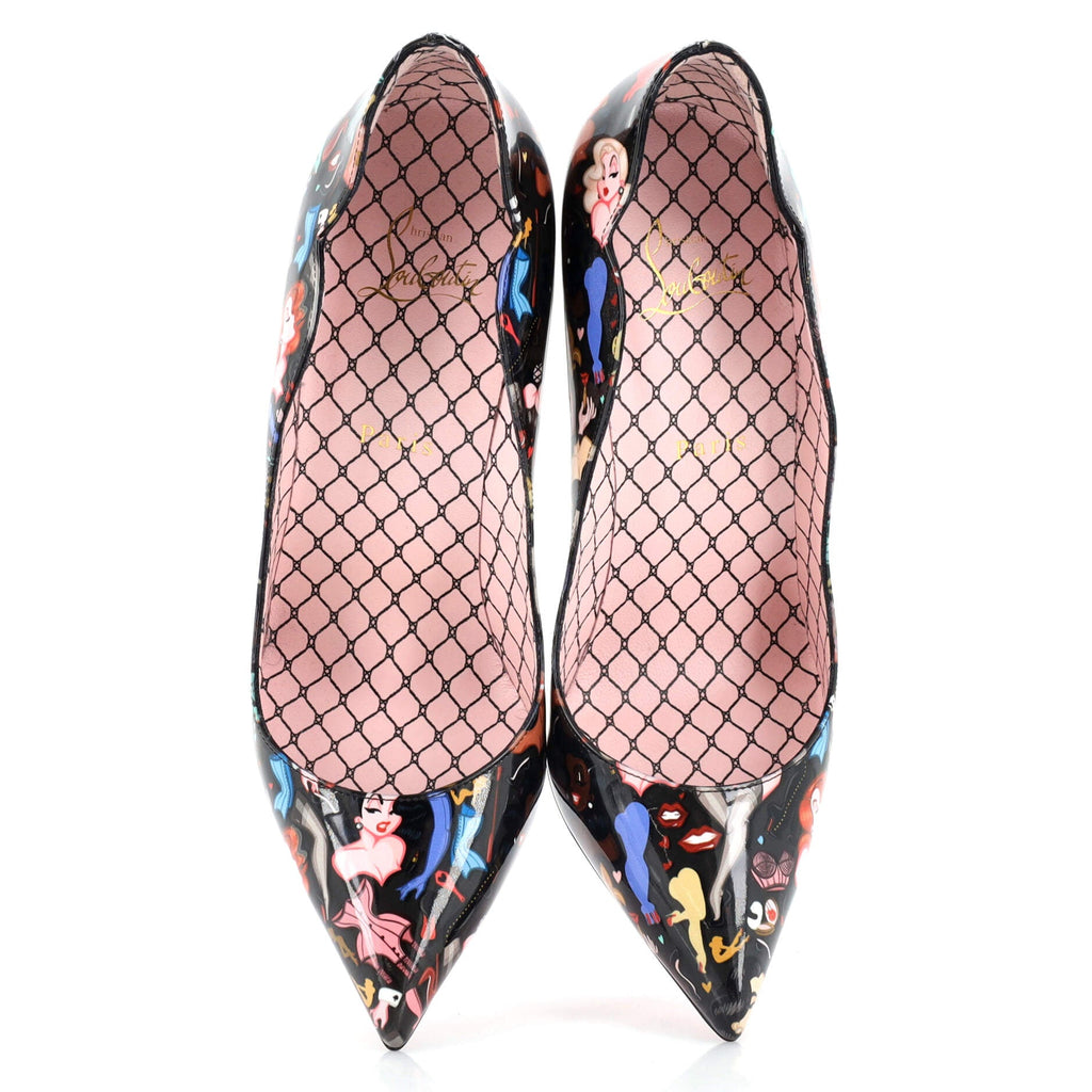Women's Hot Chick Pumps Printed Patent 100