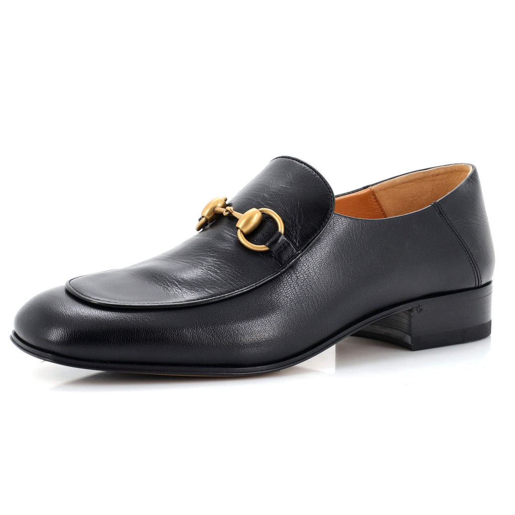 Women's Horsebit Mid-Heel Loafers Leather