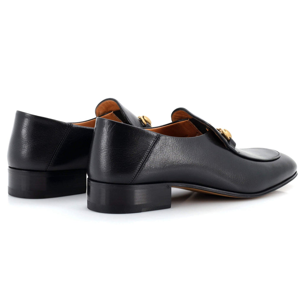 Women's Horsebit Mid-Heel Loafers Leather