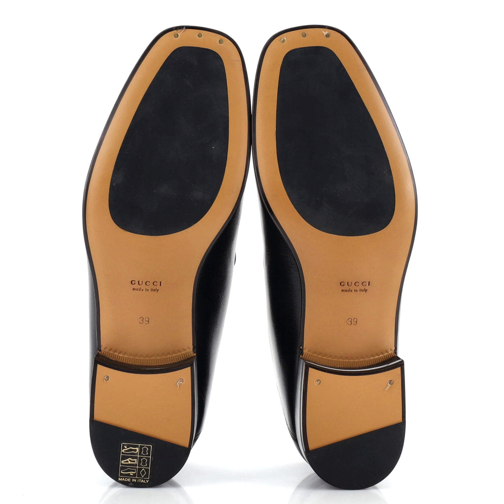 Women's Horsebit Mid-Heel Loafers Leather