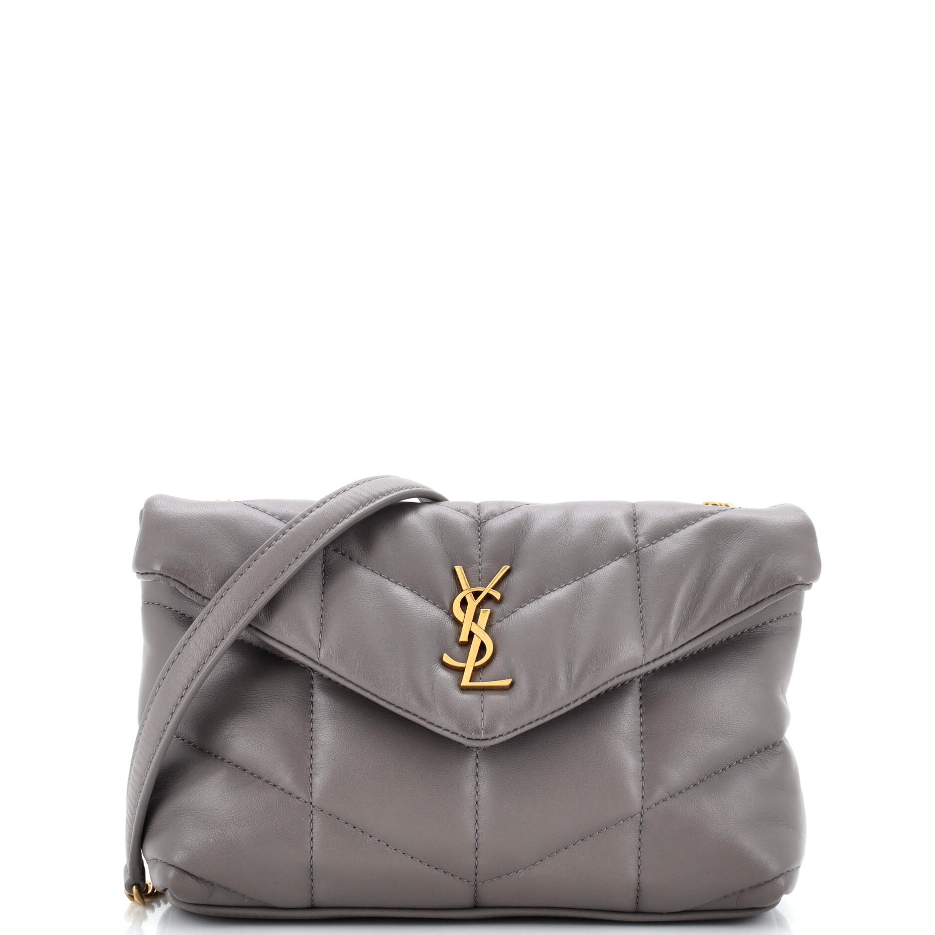 Loulou Puffer Shoulder Bag Quilted Leather Mini