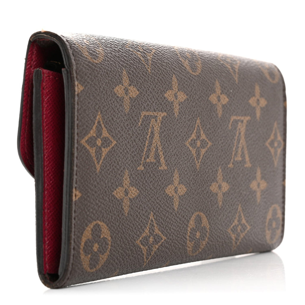 Monogram Emilie Wallet Fuchsia