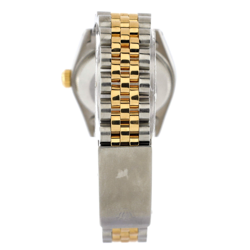 Oyster Perpetual Datejust Automatic Watch Stainless Steel and Yellow Gold with Diamond Markers 31