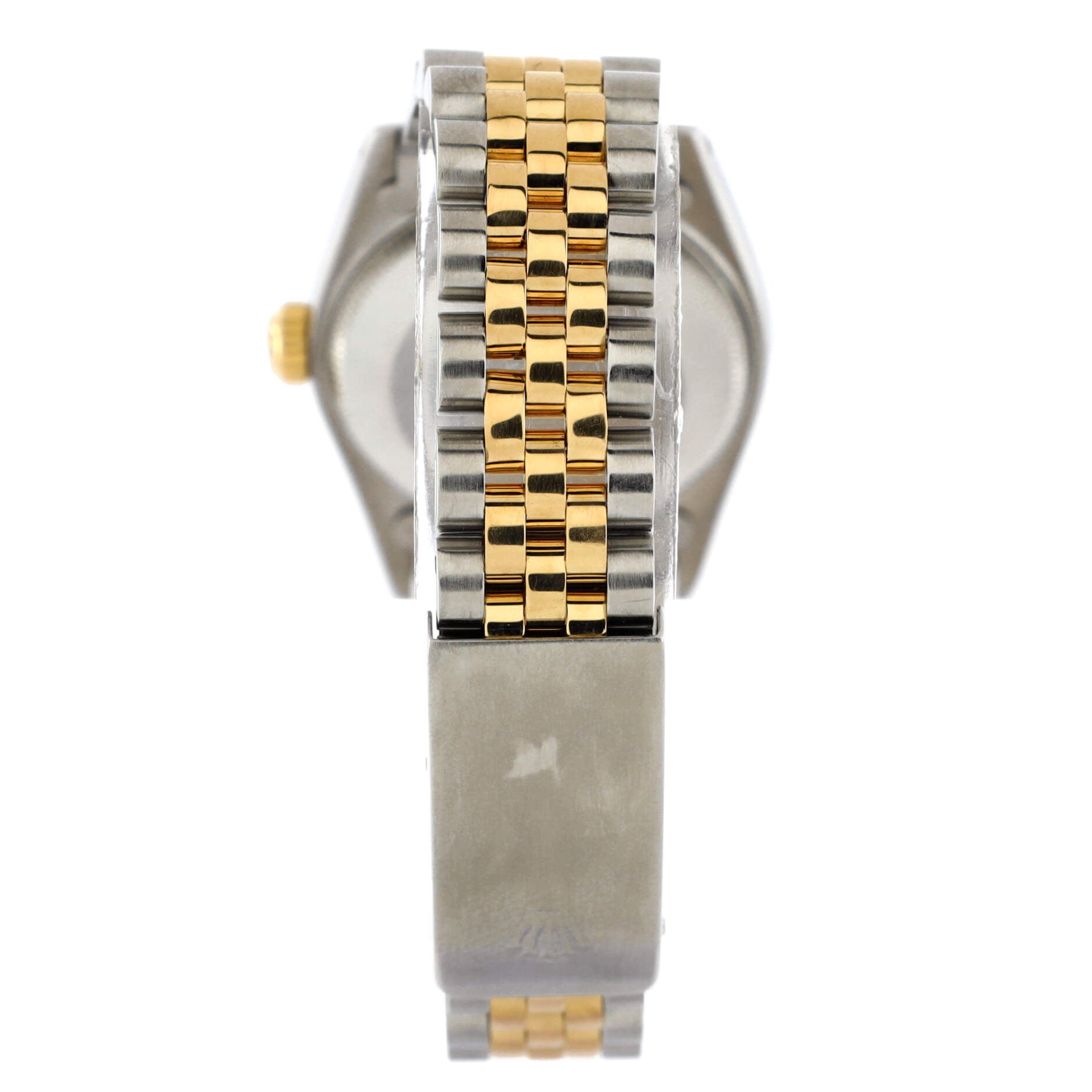 Oyster Perpetual Datejust Automatic Watch Stainless Steel and Yellow Gold with Diamond Markers 31