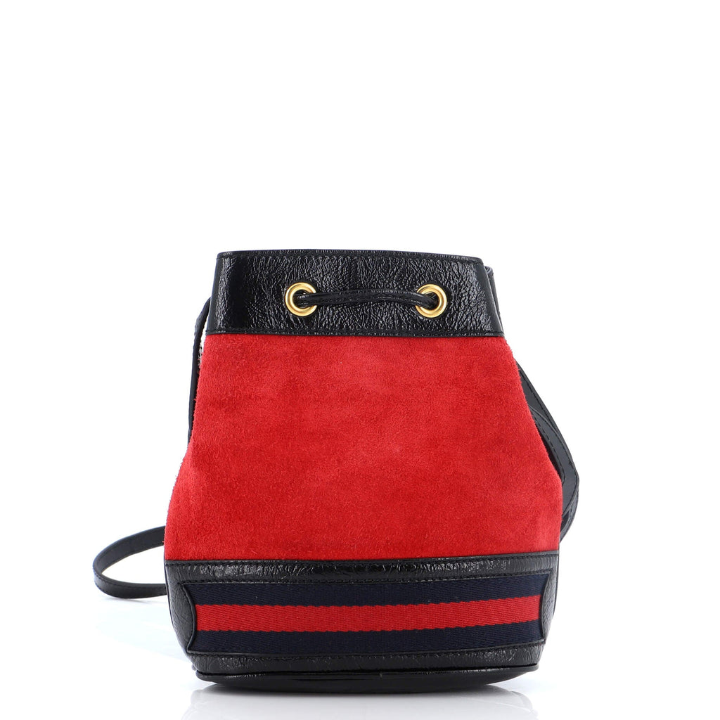 Ophidia Bucket Bag Suede Mini