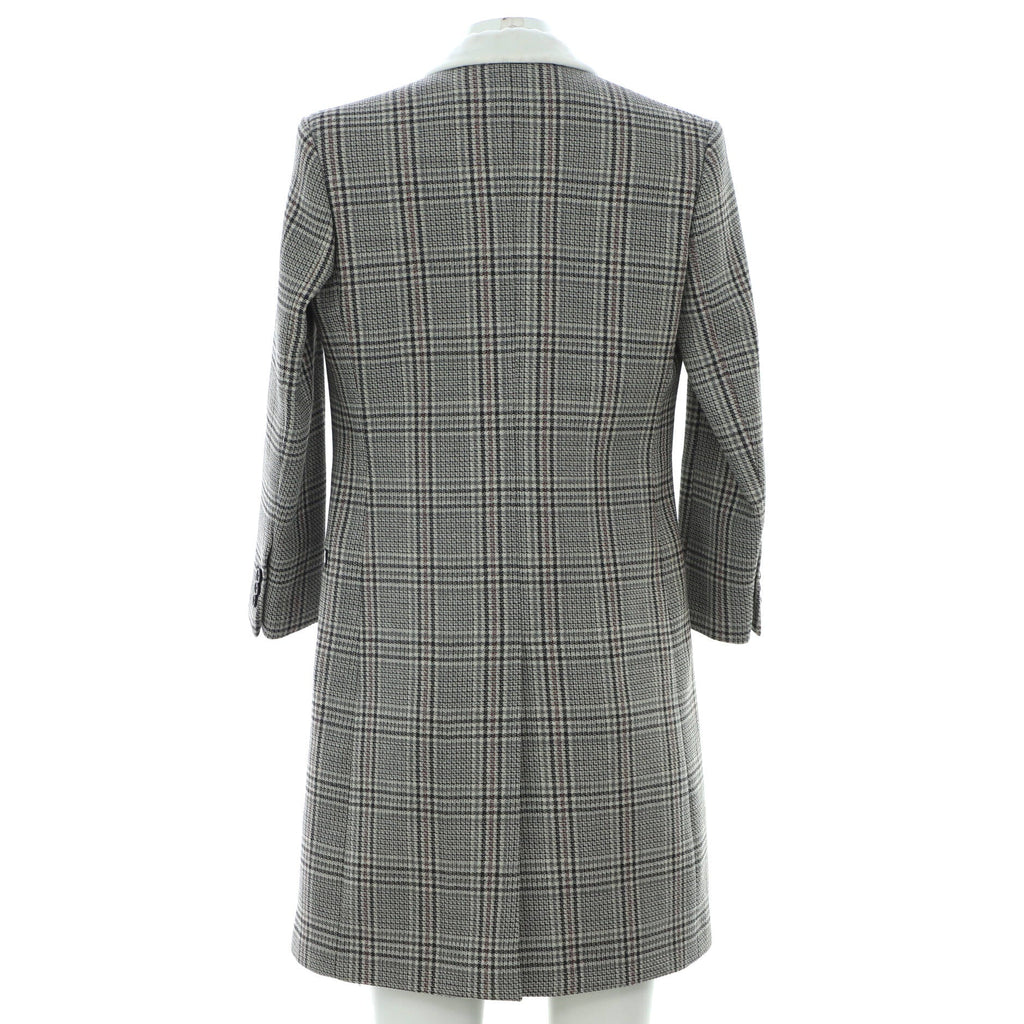 Women's Houndstooth Open Front Coat Wool