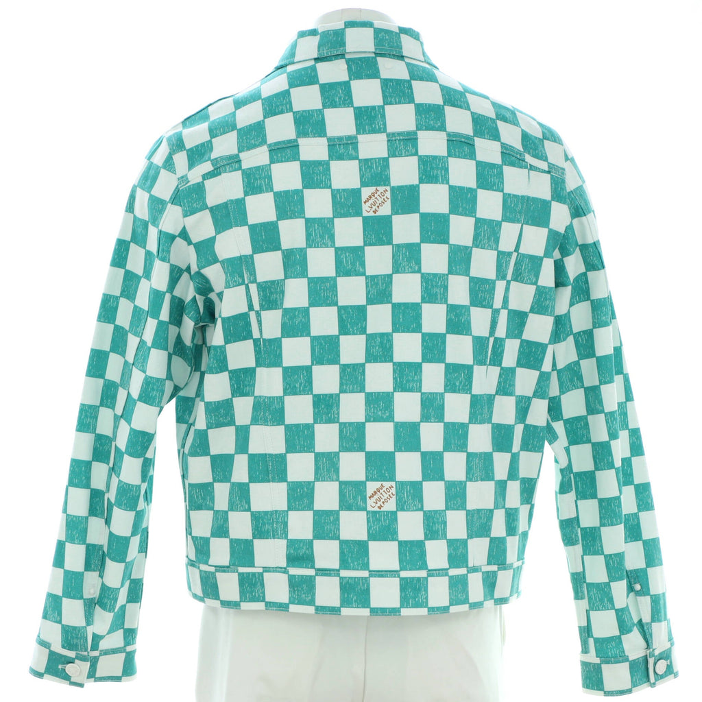 Men's Trucker Jacket Damier Denim
