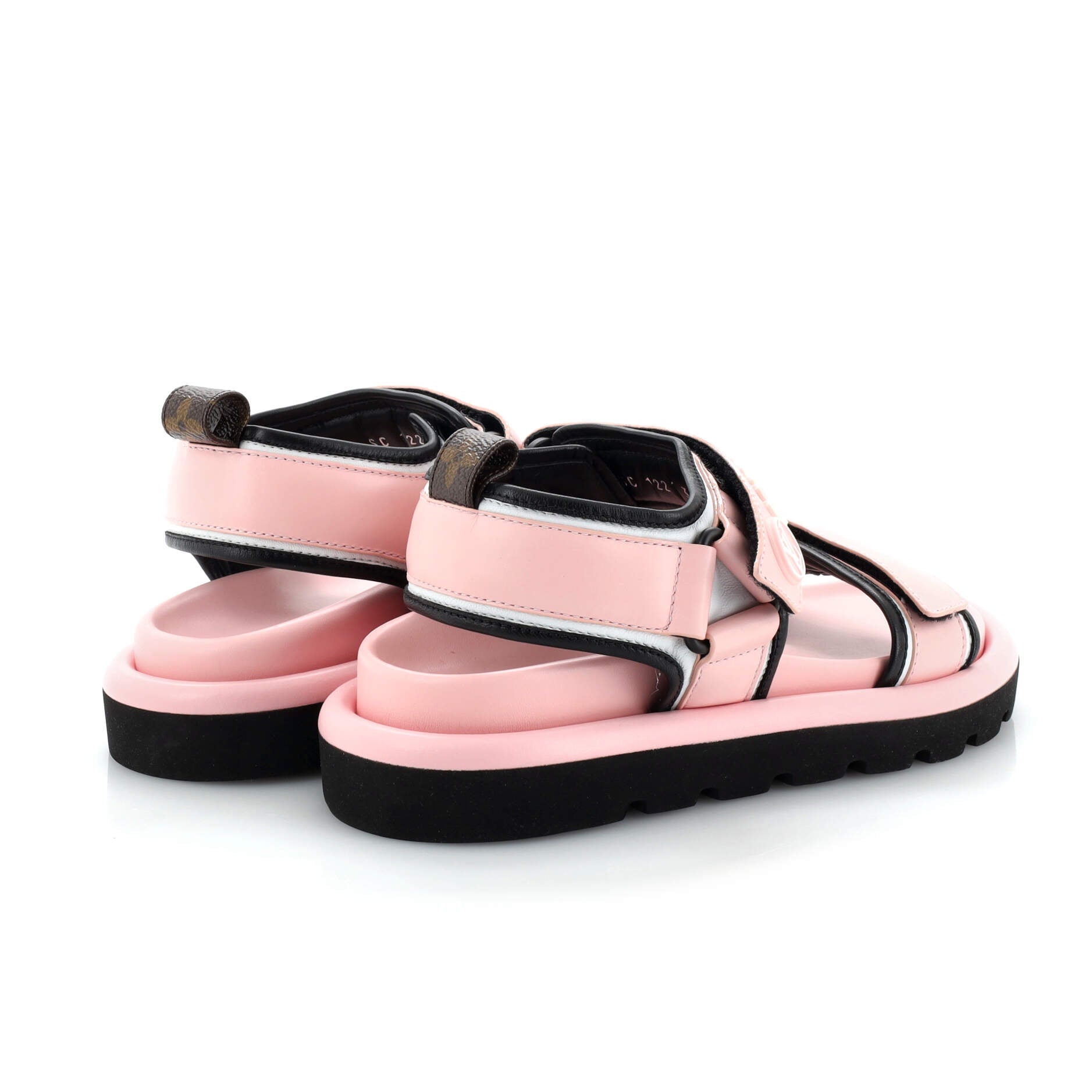 Women's Pool Pillow Flat Comfort Sandals Leather