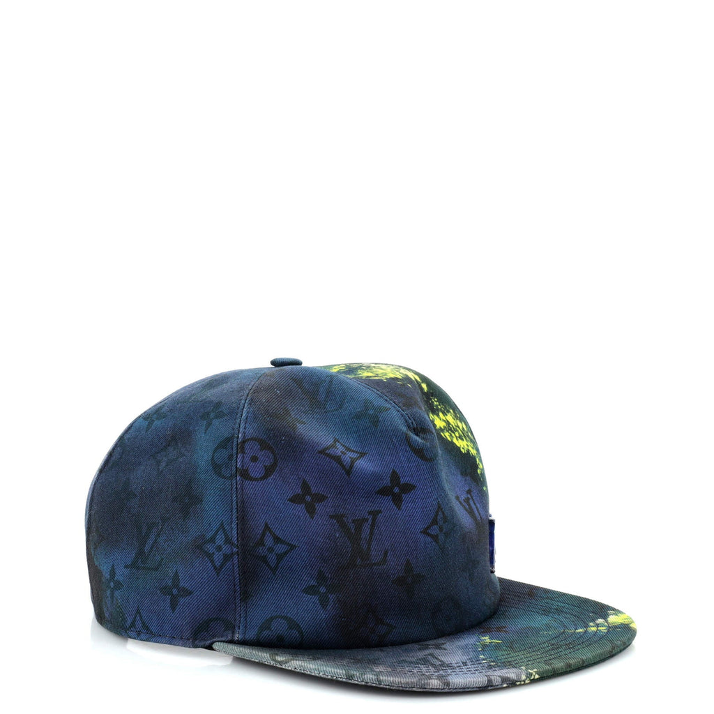 Baseball Cap Tie Dye Monogram Canvas