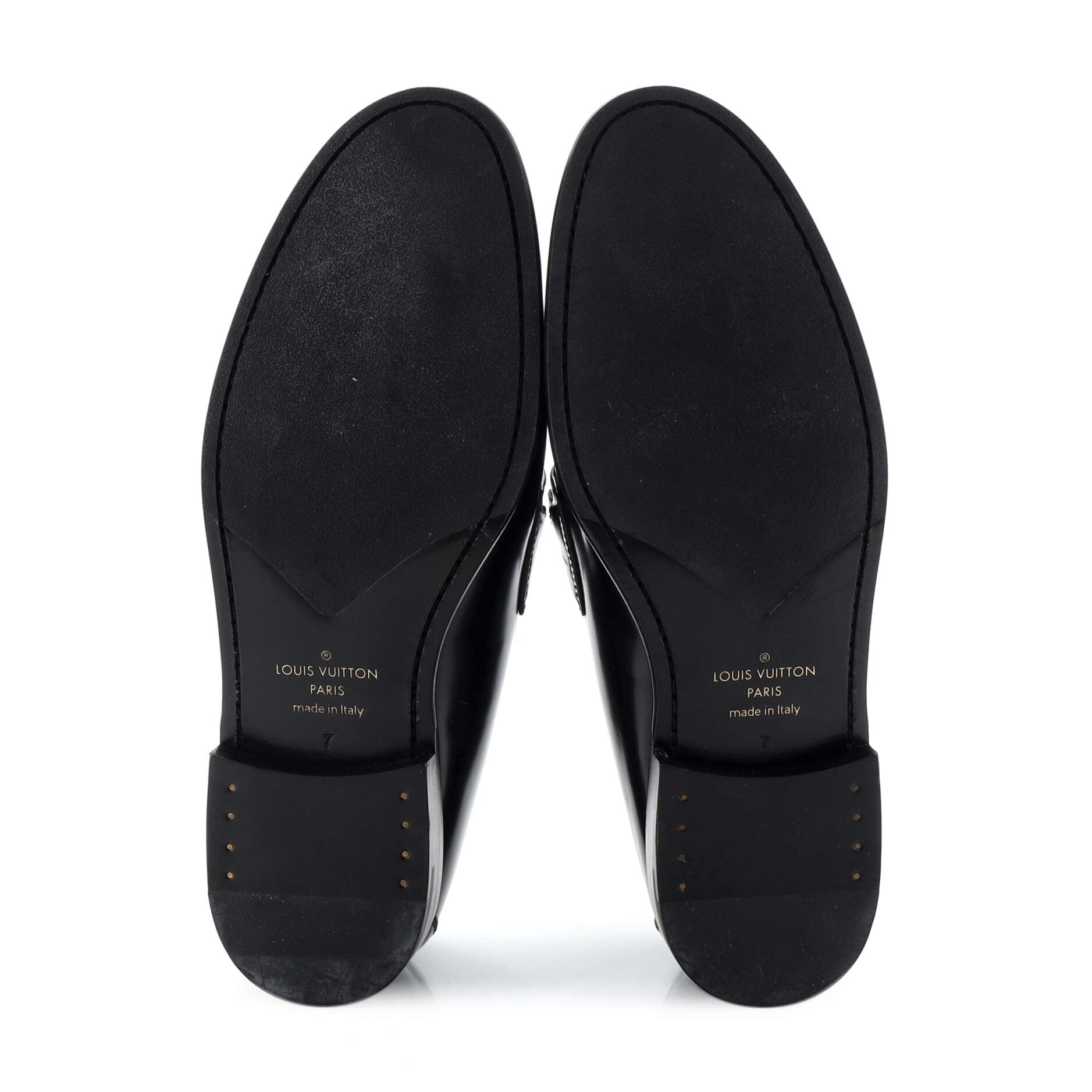 Men's Multicolor Chain Link Loafers Leather