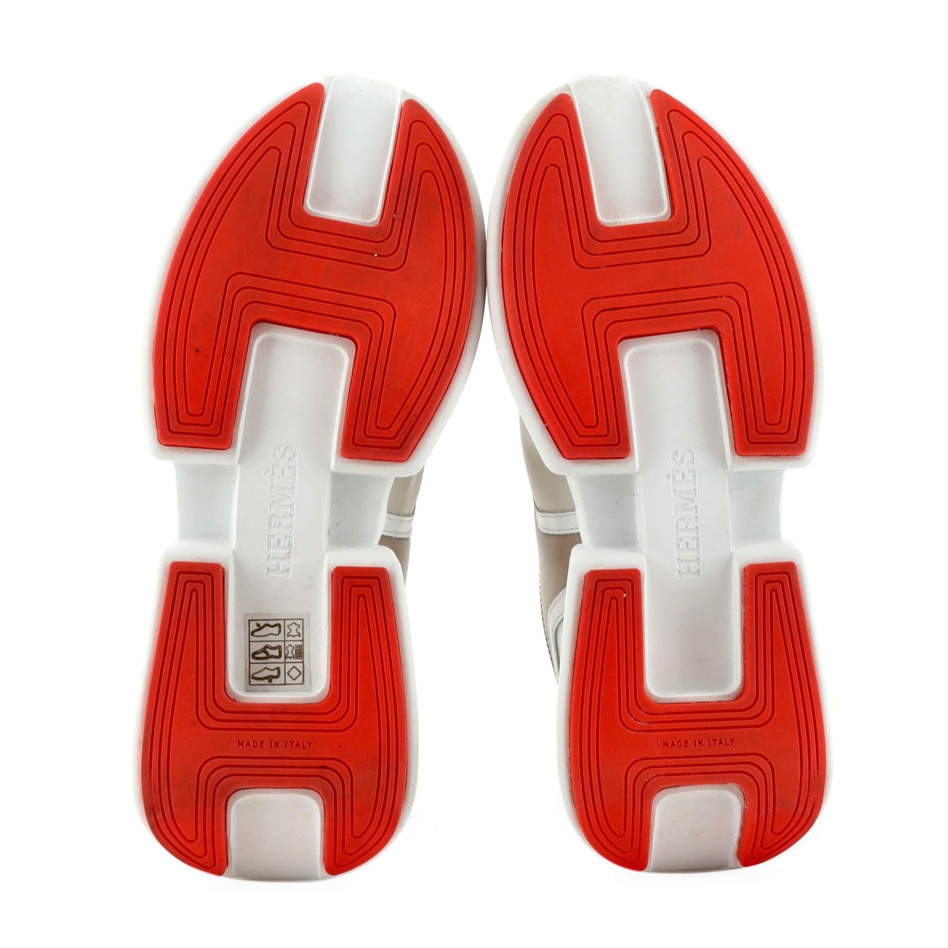 Women's Athlete Sneakers Knit Fabric and Leather