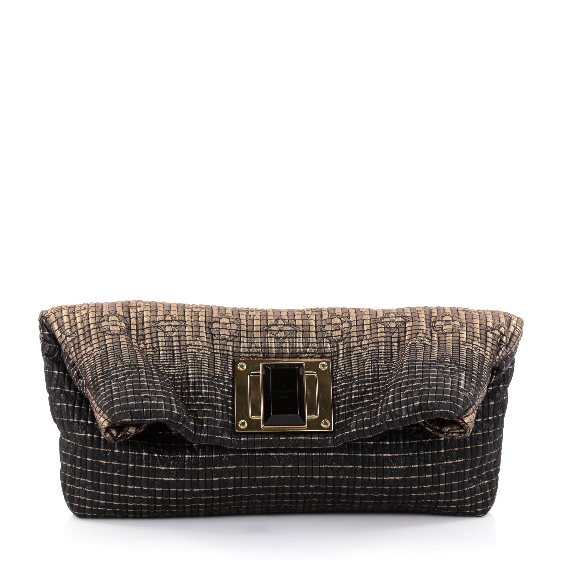Altair Clutch Metallic Jacquard Textile
