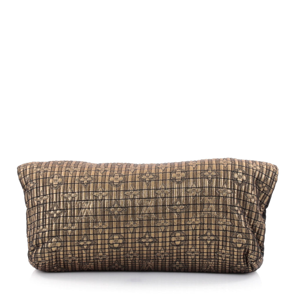 Altair Clutch Metallic Jacquard Textile