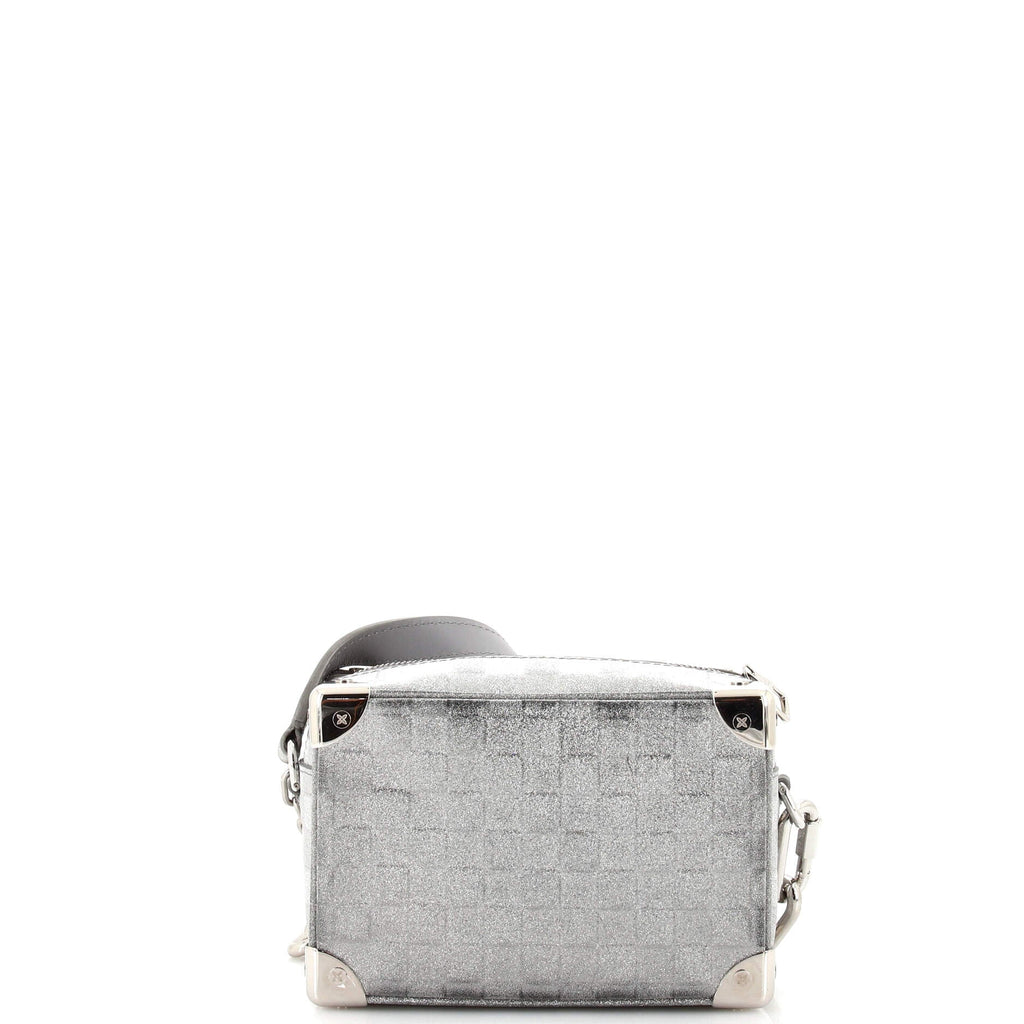 Soft Trunk Bag Damier Glitter Leather Mini