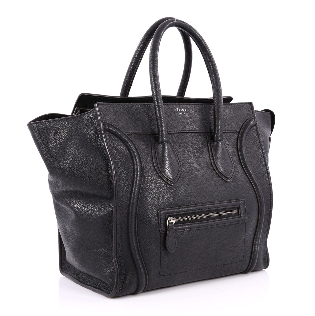 Luggage Handbag Grainy Leather Mini
