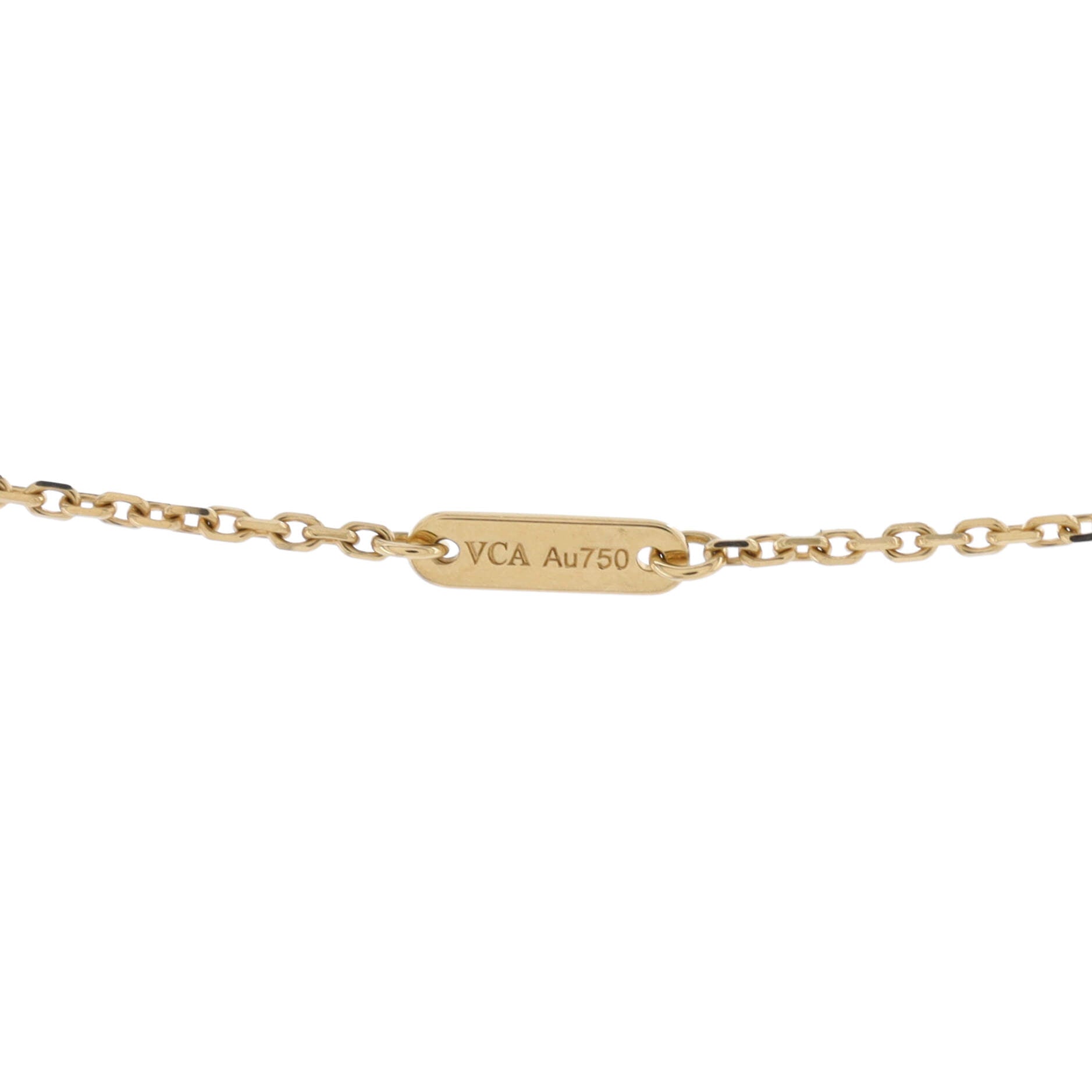 Frivole Pendant Necklace 18K Yellow Gold and Diamond Mini