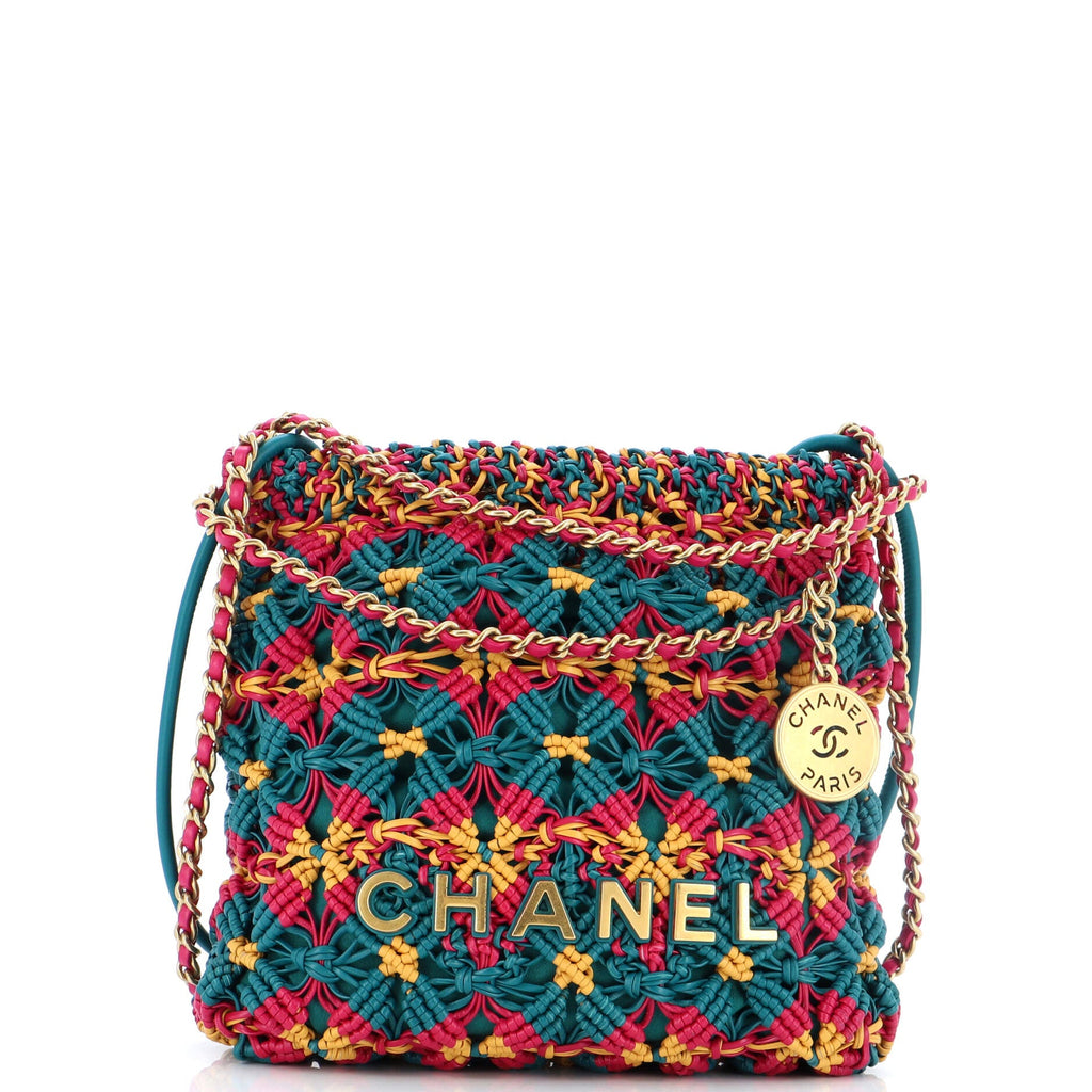 22 Chain Hobo Macrame Calfskin Mini