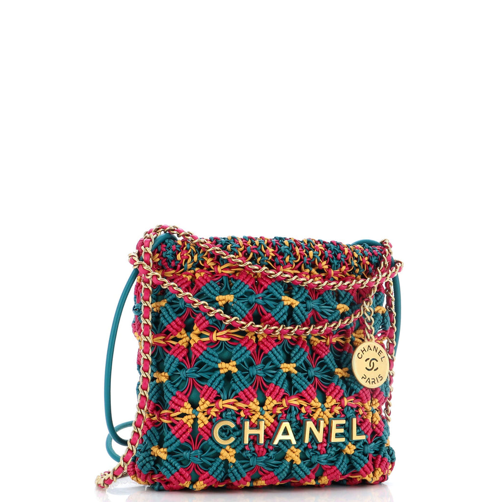 22 Chain Hobo Macrame Calfskin Mini