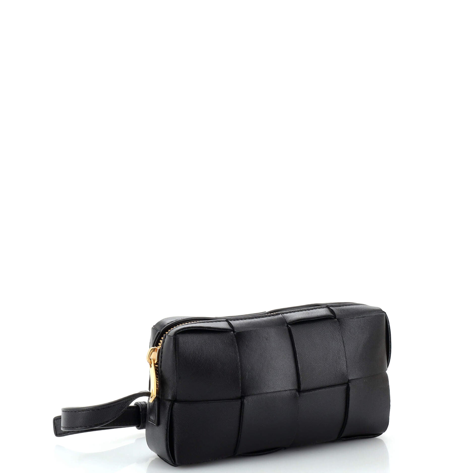 Brick Cassette Shoulder Bag Maxi Intrecciato Leather Mini