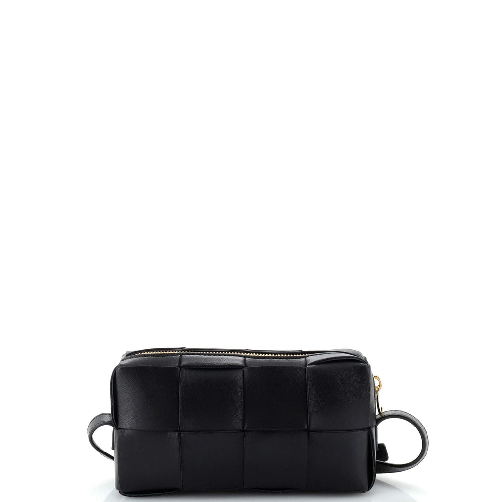 Brick Cassette Shoulder Bag Maxi Intrecciato Leather Mini