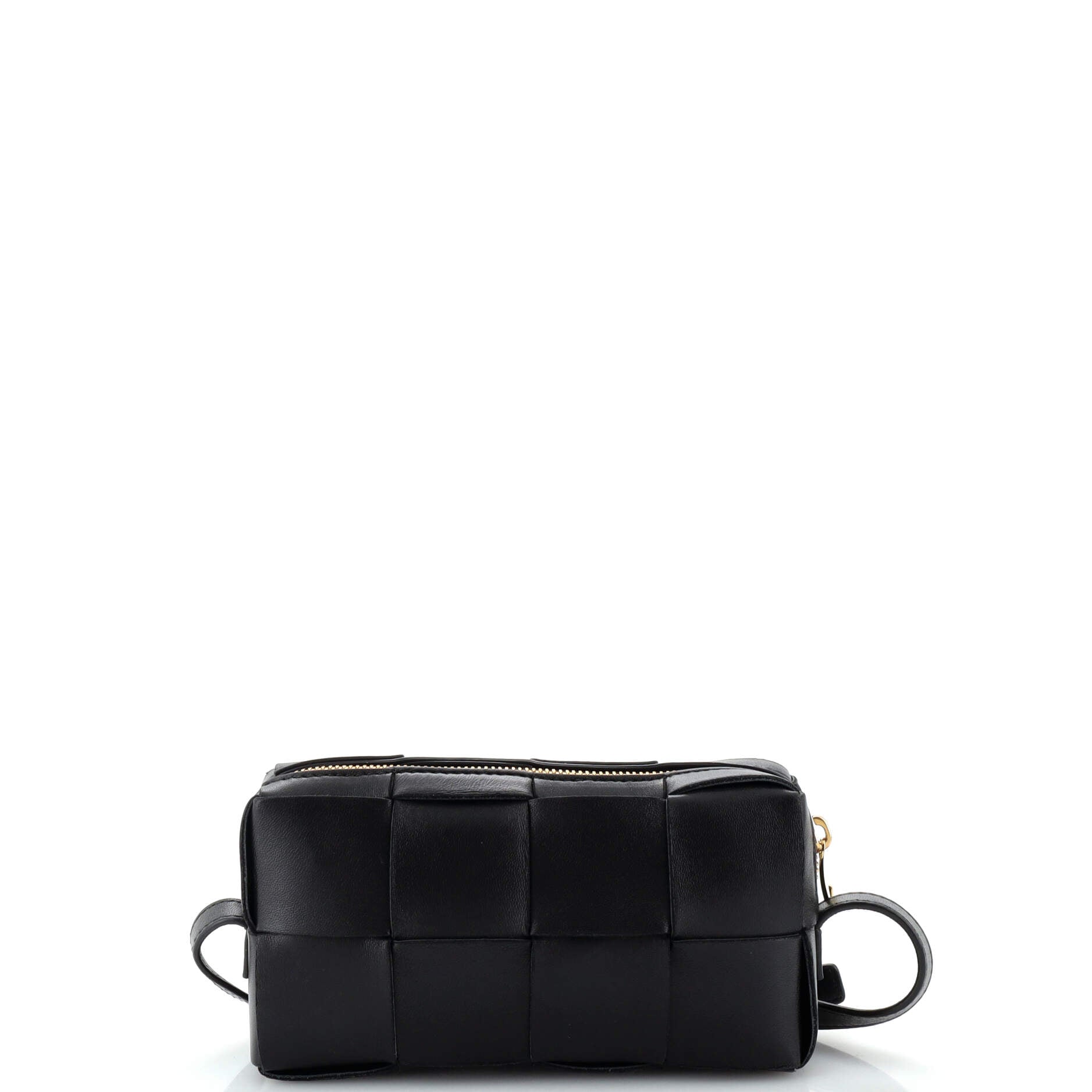 Brick Cassette Shoulder Bag Maxi Intrecciato Leather Mini