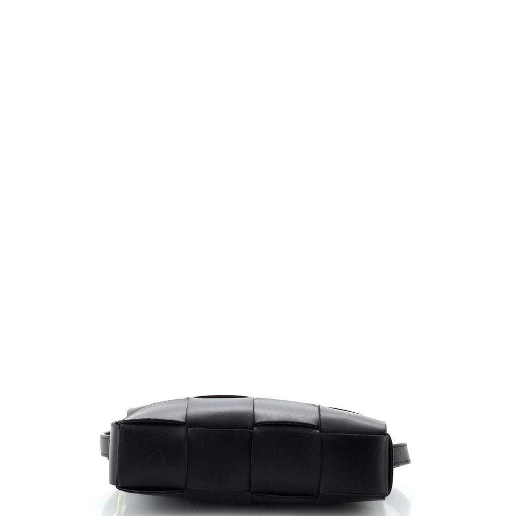 Brick Cassette Shoulder Bag Maxi Intrecciato Leather Mini