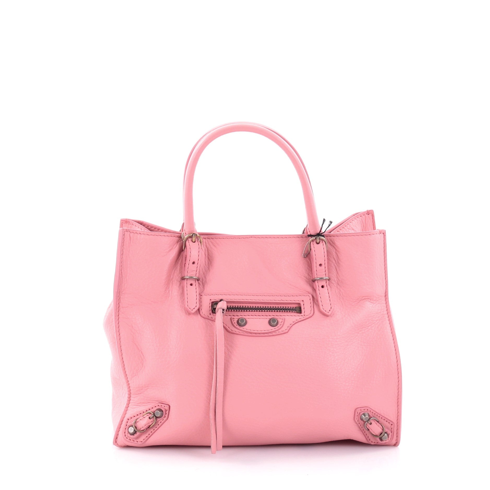 Papier A4 Zip Around Classic Studs Handbag Leather Mini