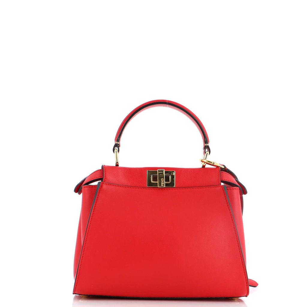 Peekaboo Iconic Bag Leather Mini