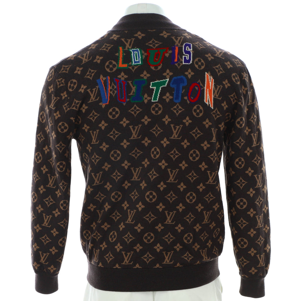 x NBA Men's Graphic Blouson Jacket Monogram Wool