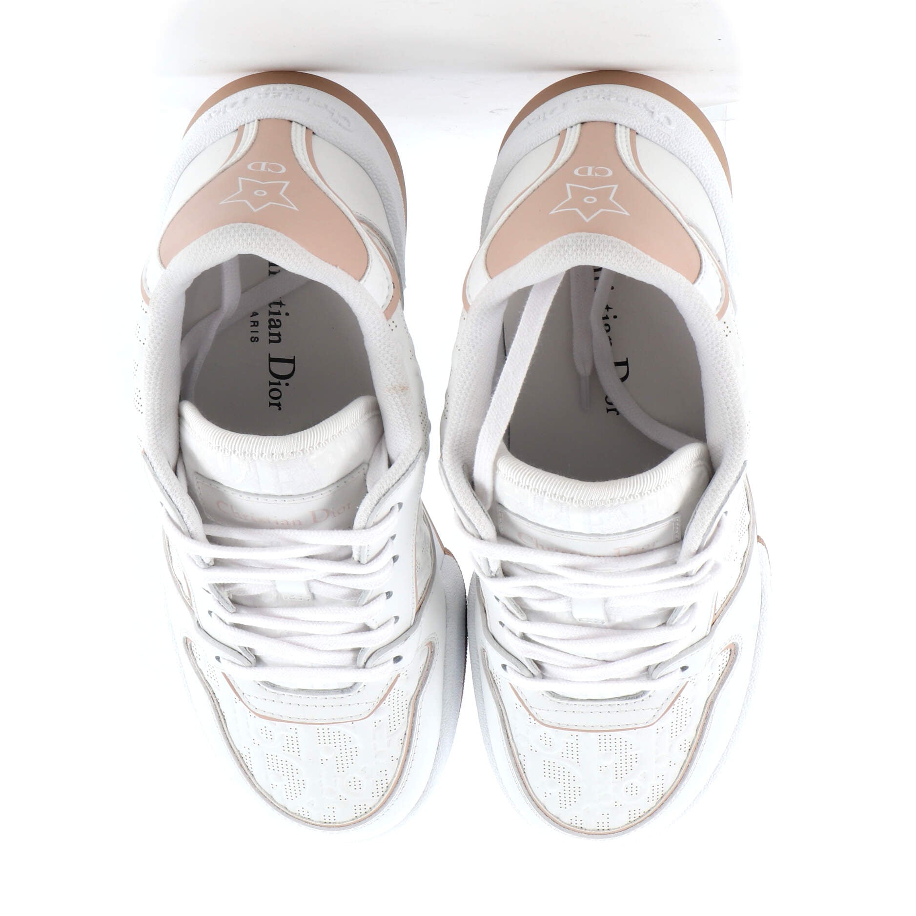 Men's B27 Low-Top Sneakers Leather with Oblique Galaxy Leather