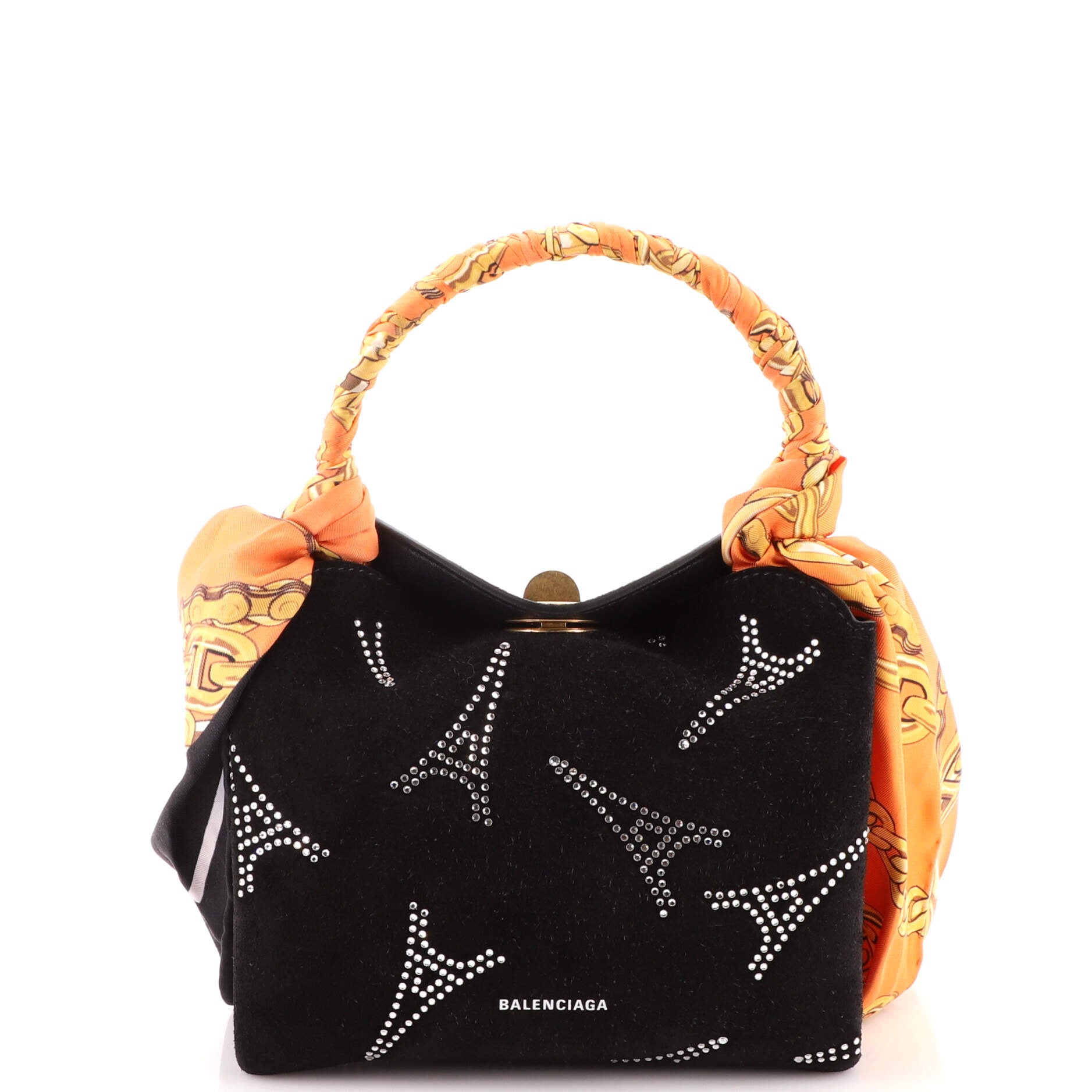 Papier A4 Classic Studs Bag Python Mini