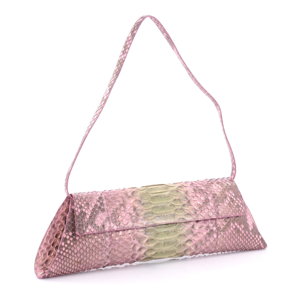 Flap Clutch Python Long
