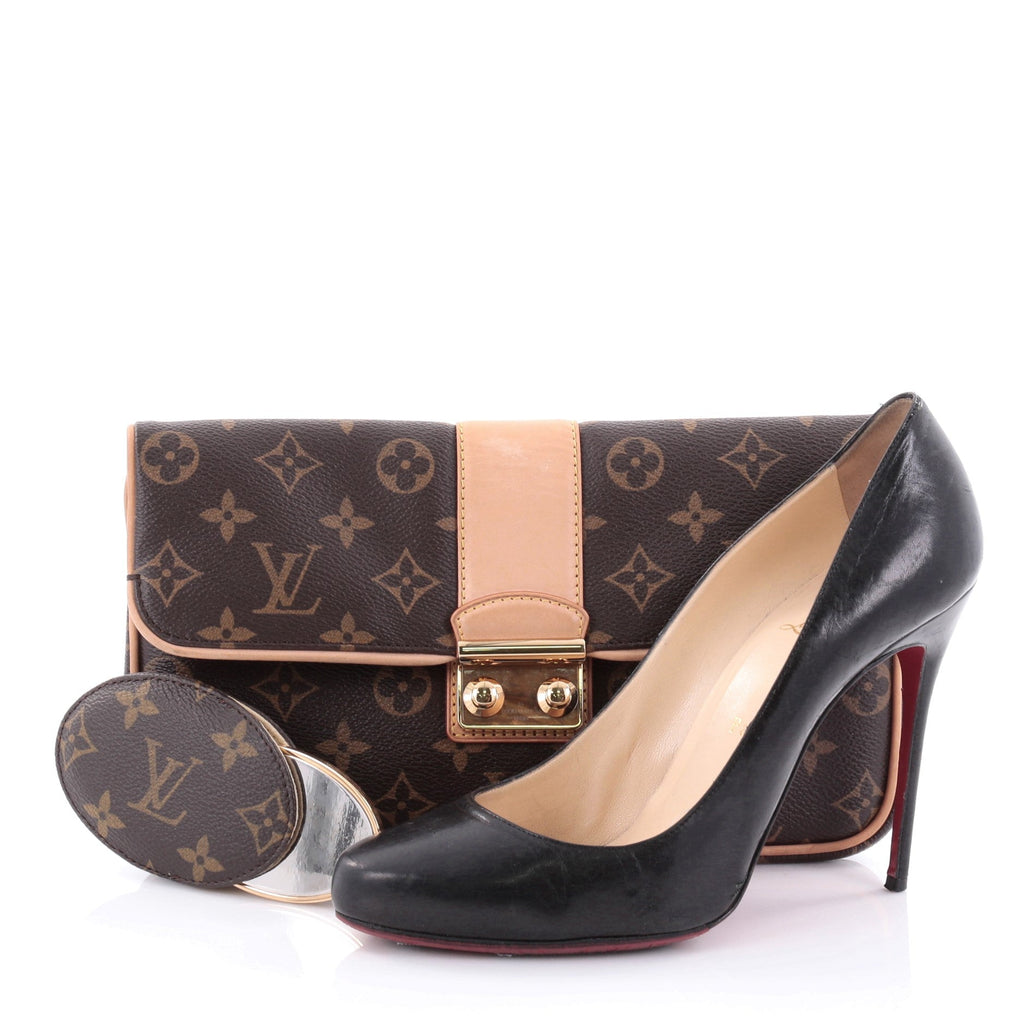 Sofia Coppola Slim Clutch Monogram Canvas