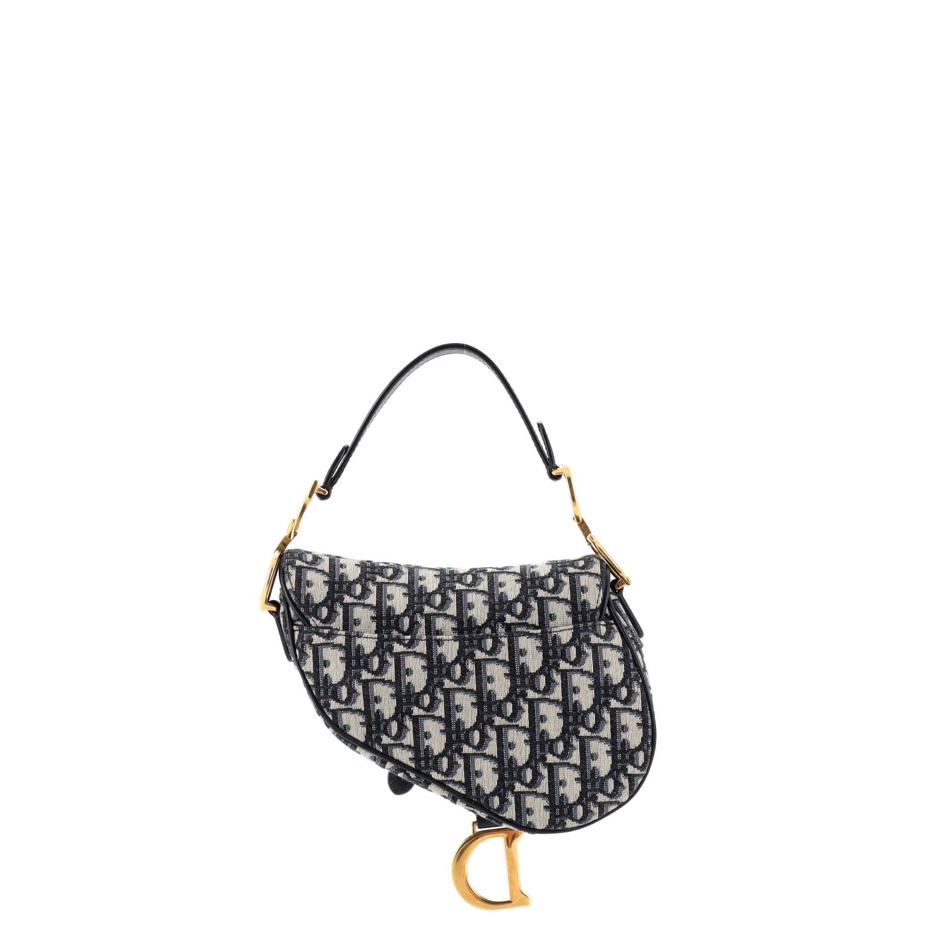 Saddle Handbag Oblique Canvas Mini