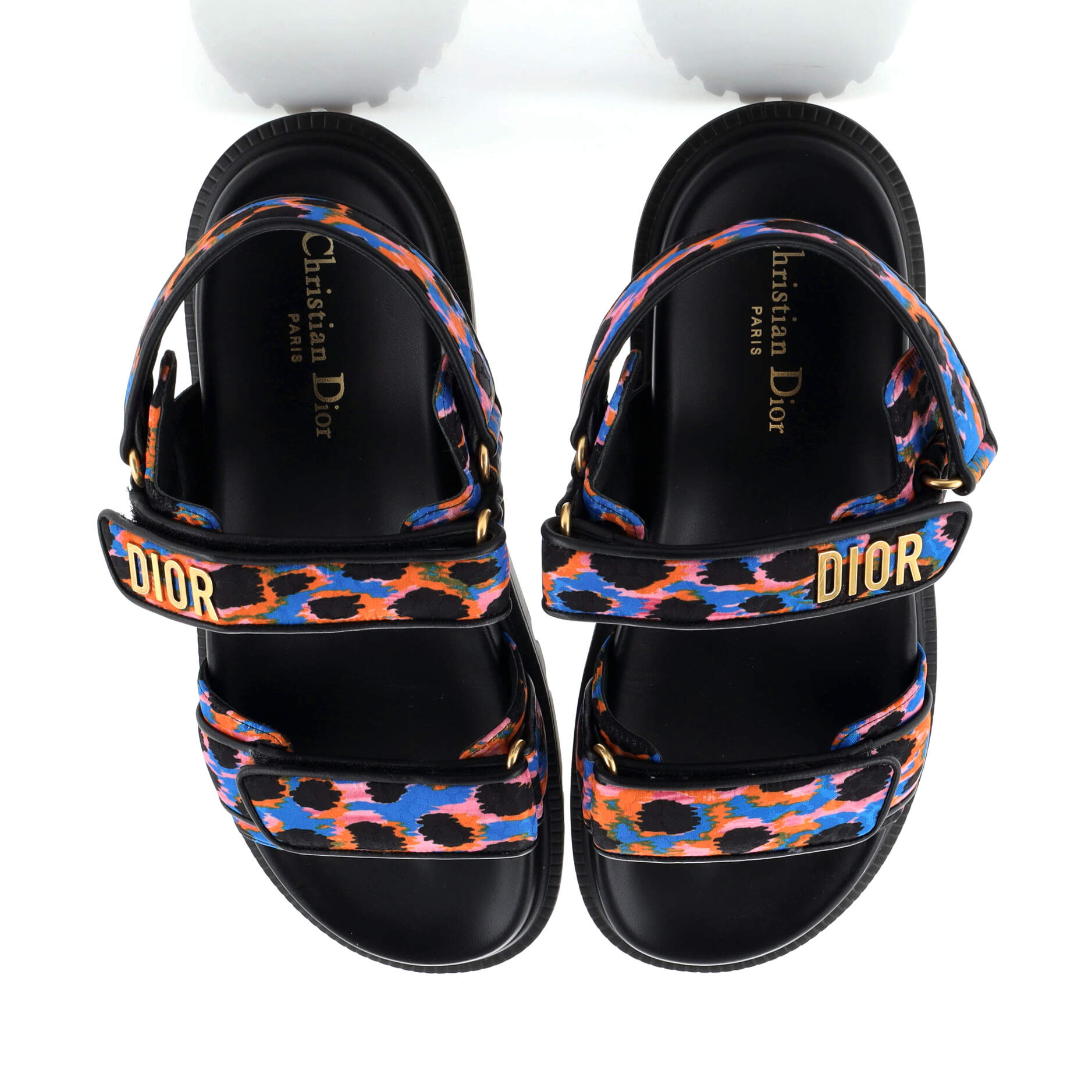 Women's DiorAct Sandals Printed Technical Fabric