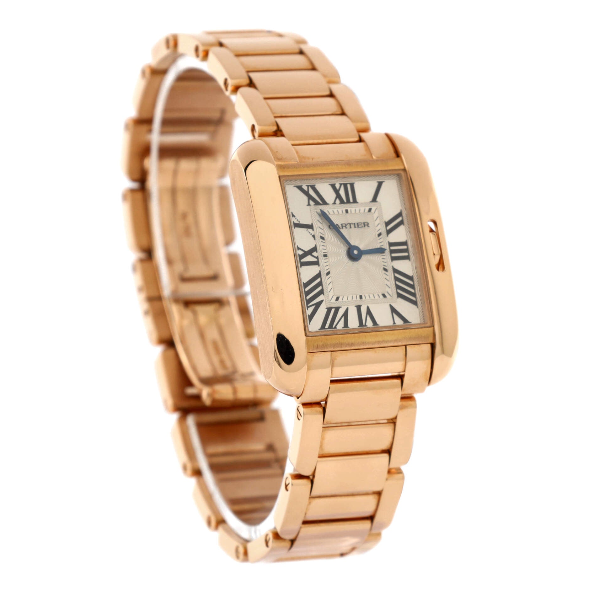 Tank Anglaise Quartz Watch Rose Gold 23