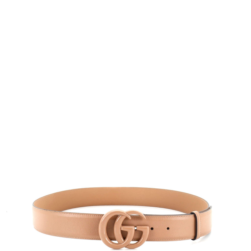 GG Marmont Monochrome Belt Leather with Enamel Wide 95