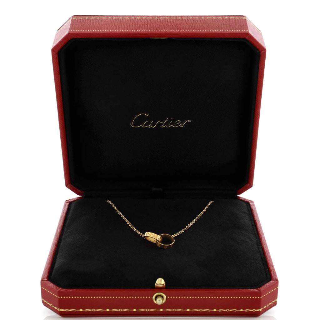 Love Interlocking Necklace 18K Yellow Gold