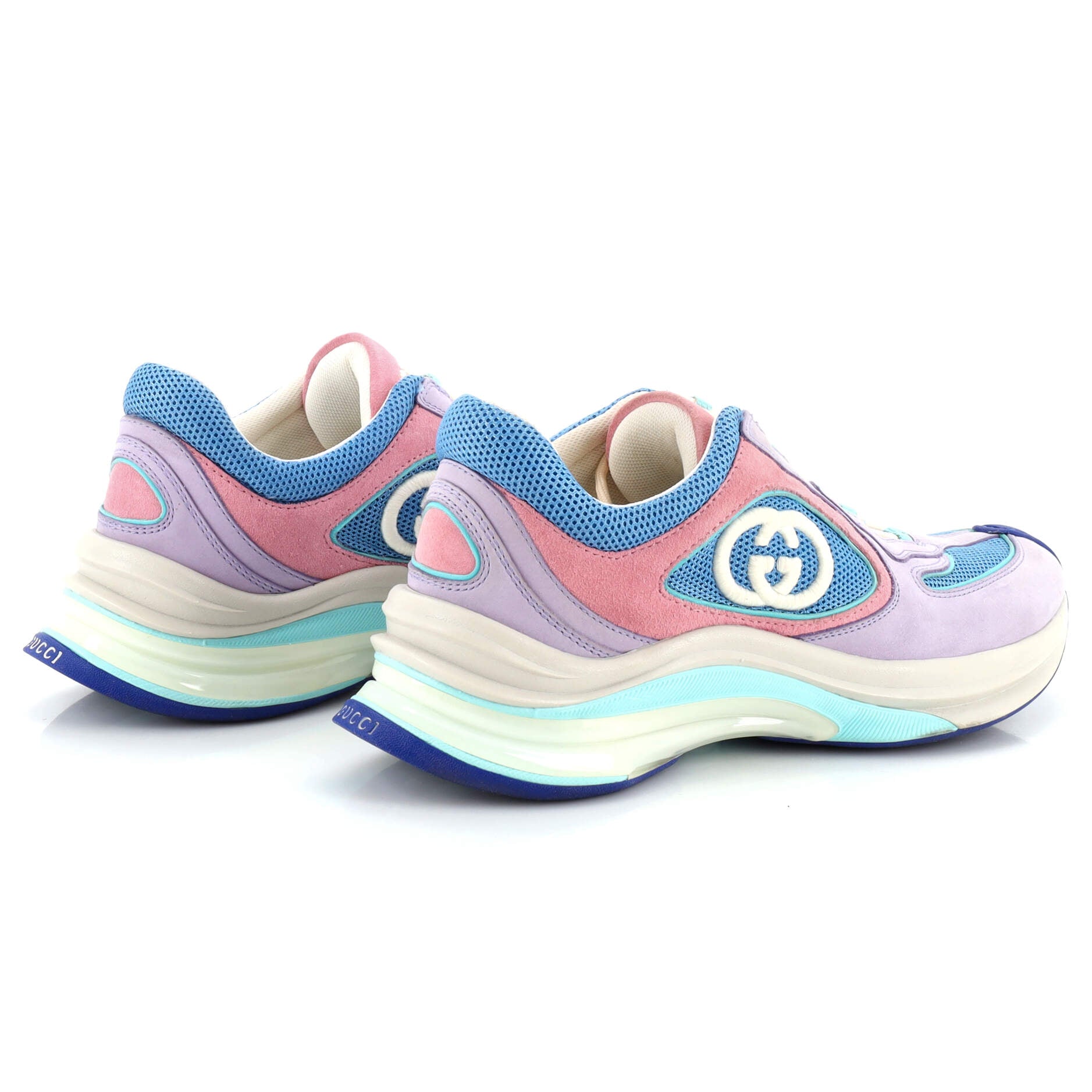 Run Sneakers Technical Fabric and Suede