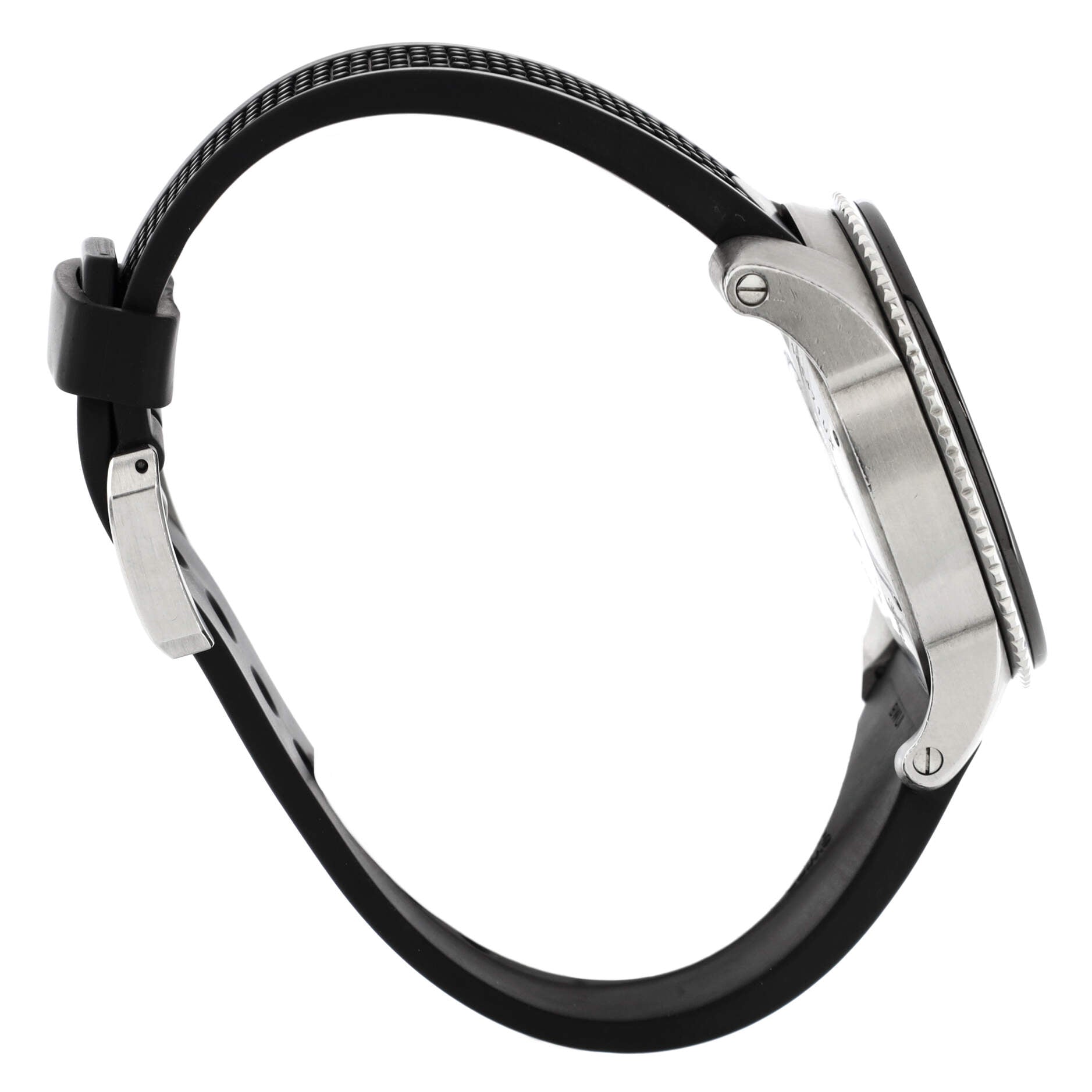 Calibre de Cartier Automatic Watch Stainless Steel and Rubber with Ceramic 42