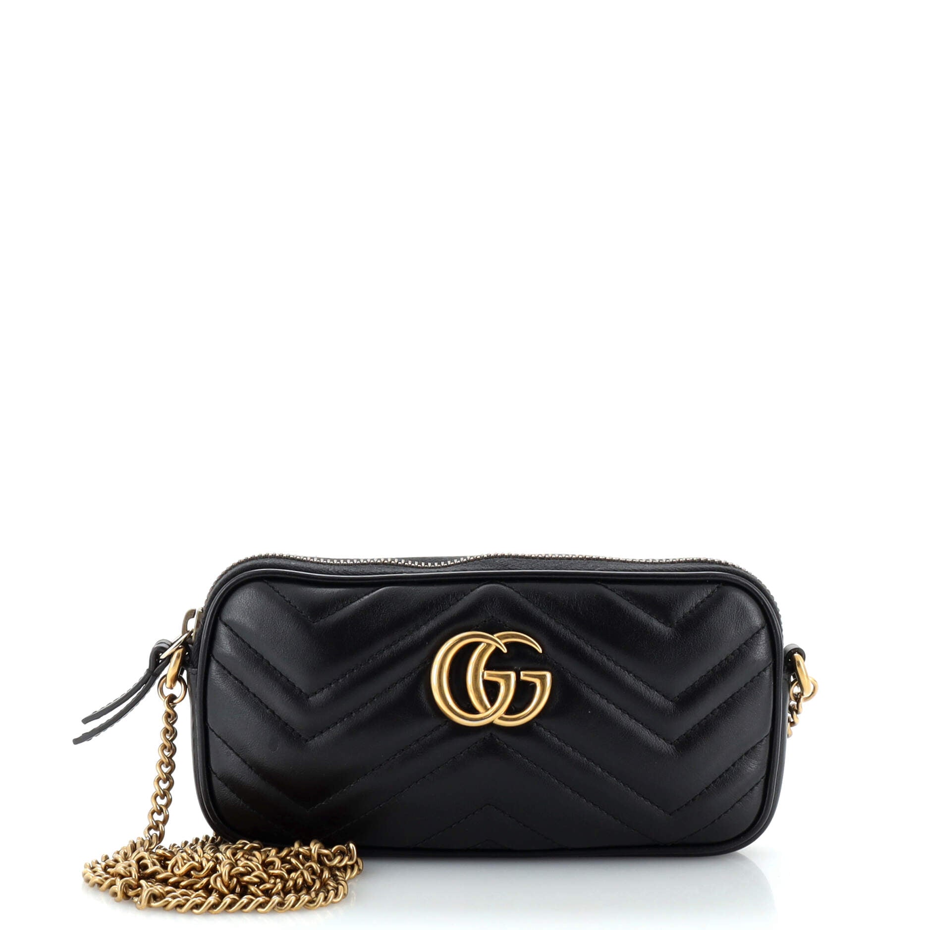 GG Marmont Chain Crossbody Bag Matelasse Leather Mini