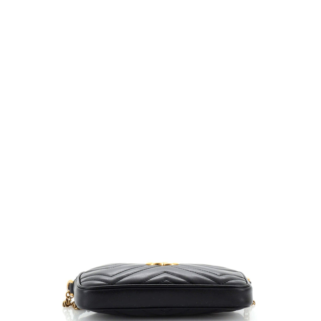 GG Marmont Chain Crossbody Bag Matelasse Leather Mini