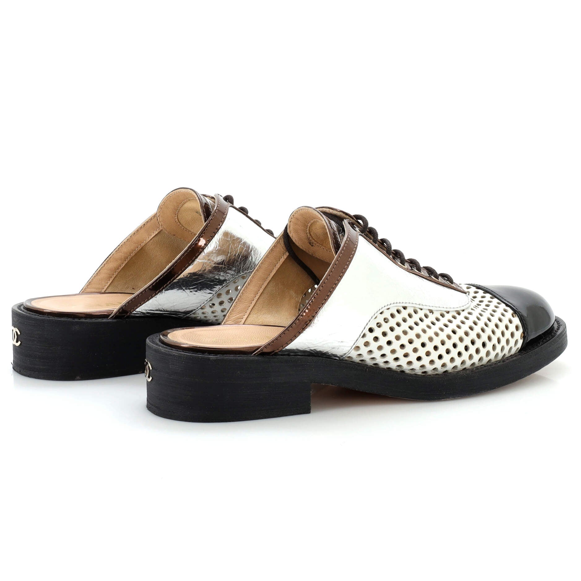 Women's CC Oxford Mules Patent and Leather